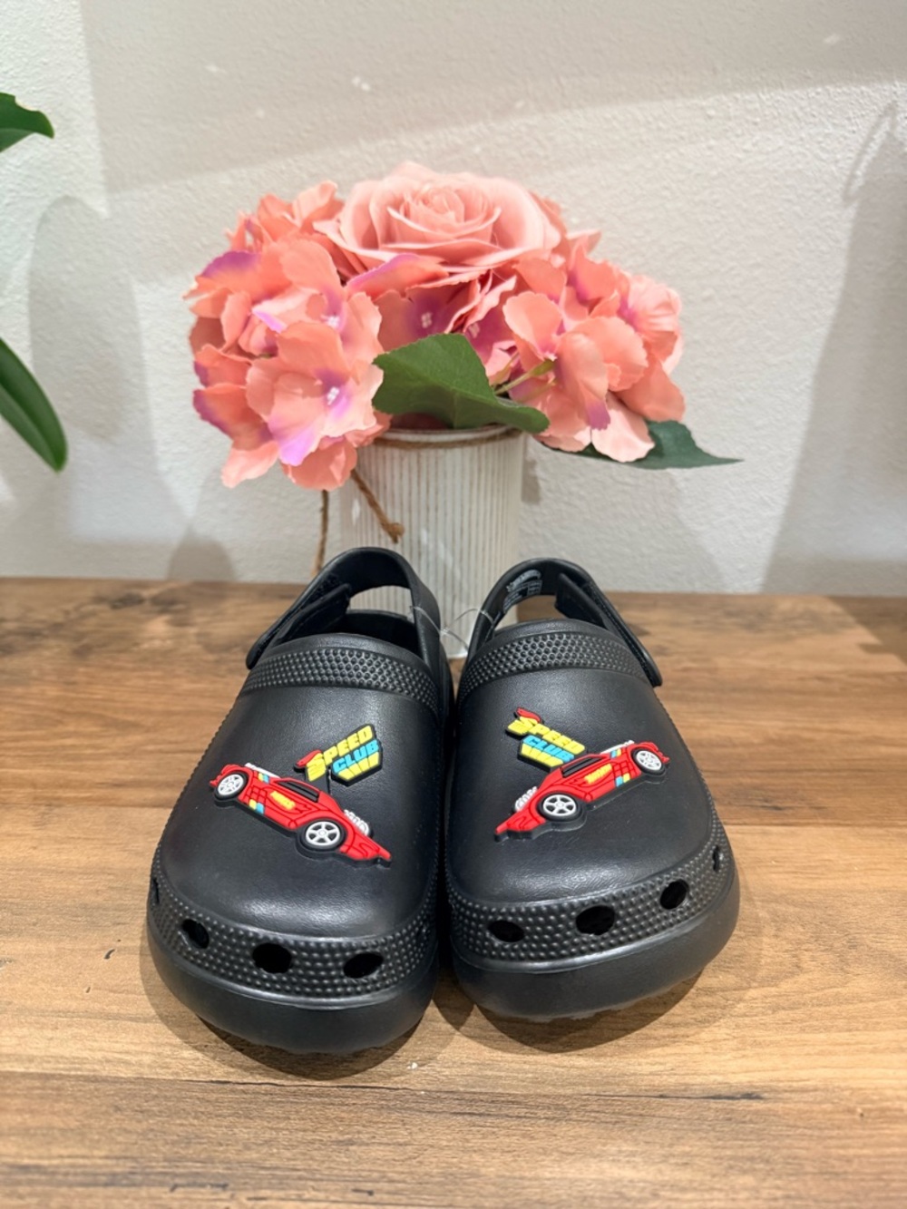 Hot Wheels Toddler Boys Clogs in black size 9